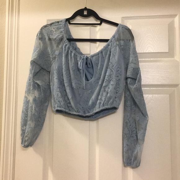 Lace long sleeve top - Picture 1 of 3